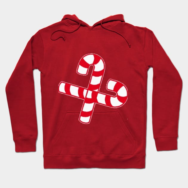 Candy Canes Hoodie by BKMuir